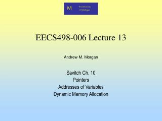 EECS498-006 Lecture 13