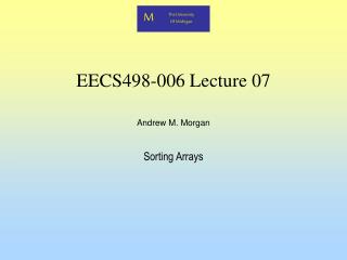 EECS498-006 Lecture 07