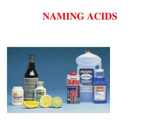 NAMING ACIDS