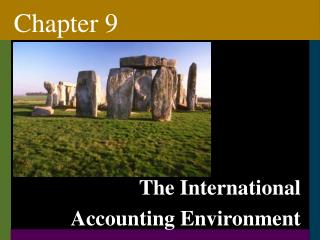 The International Accounting Environment