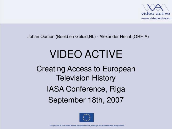 video active