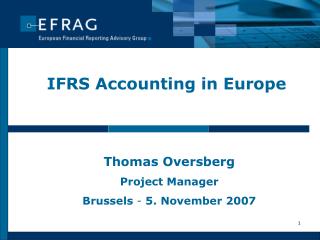 IFRS Accounting in Europe