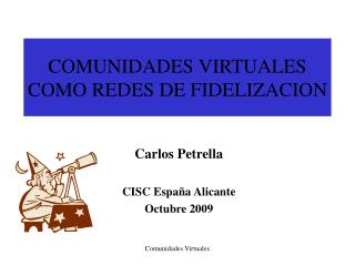 comunidades virtuales como redes de fidelizacion
