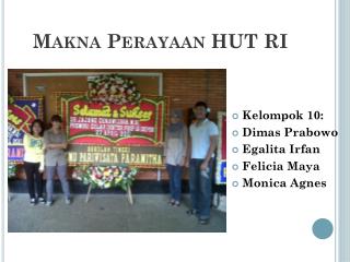 makna perayaan hut ri