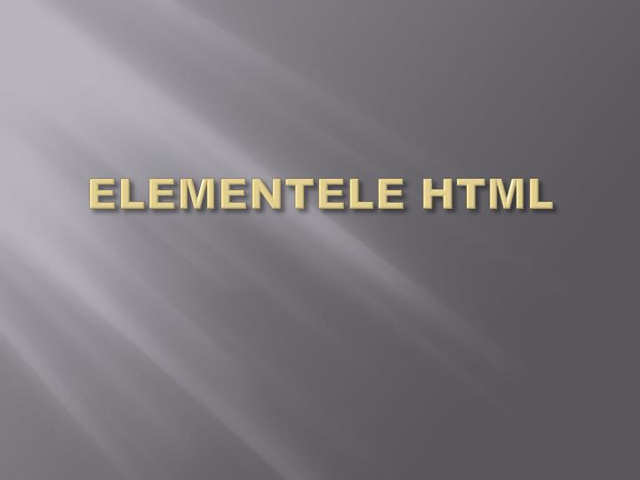 elementele html