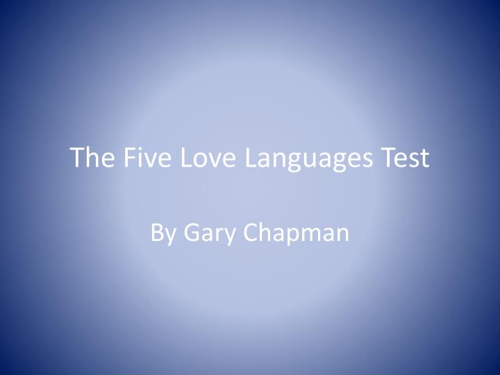 the five love languages test