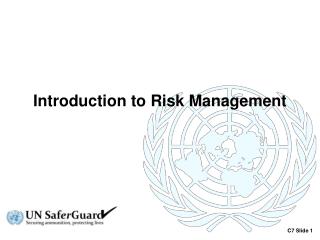 Introduction to Risk Management