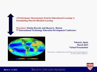 A Performance Measurement Tool for Educational Learning: A Formulating Plan for Blended Learning