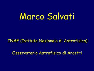Marco Salvati