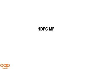 HDFC MF