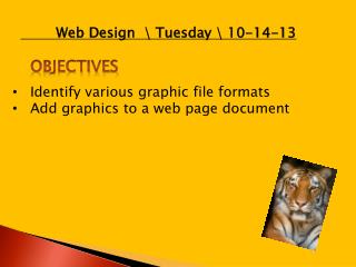 Web Design \ Tuesday \ 10-14-13