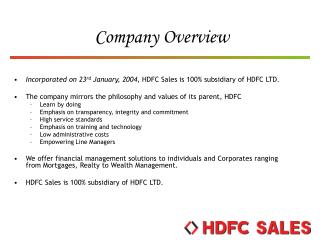 Company Overview