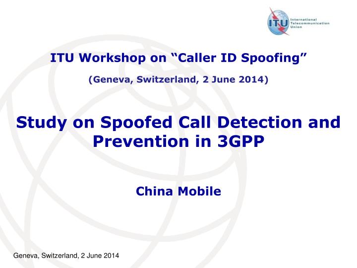 study on spoofed call detection and prevention i n 3gpp