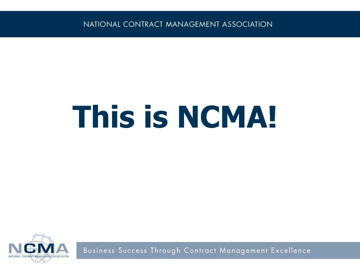 this is ncma