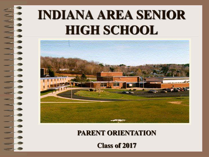 indiana area senior high school