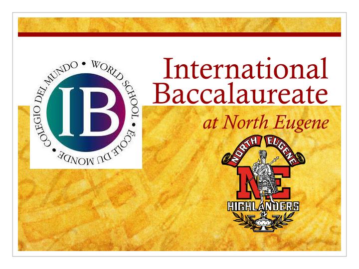 international baccalaureate at north eugene