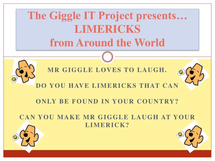 the giggle it project presents limericks from around the world