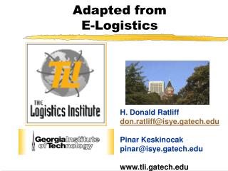 Adapted from E-Logistics