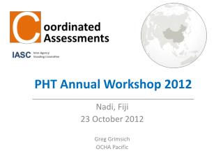PHT Annual Workshop 2012