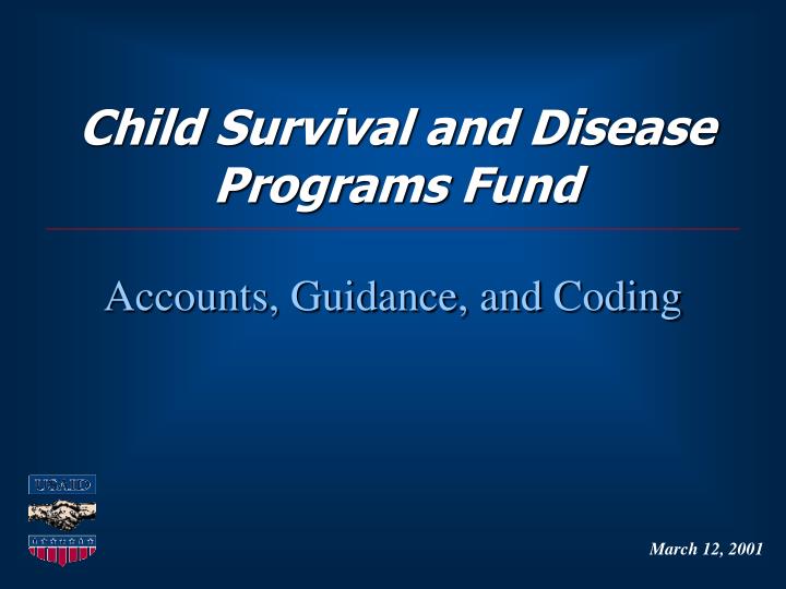 child survival and disease programs fund