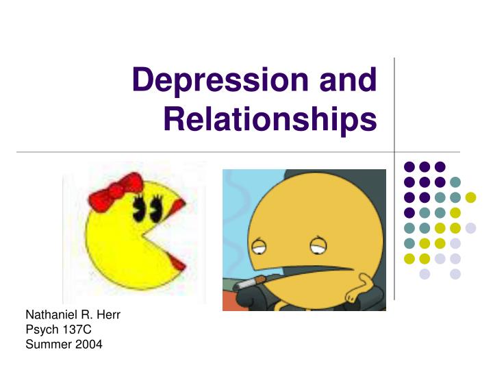 depression and relationships