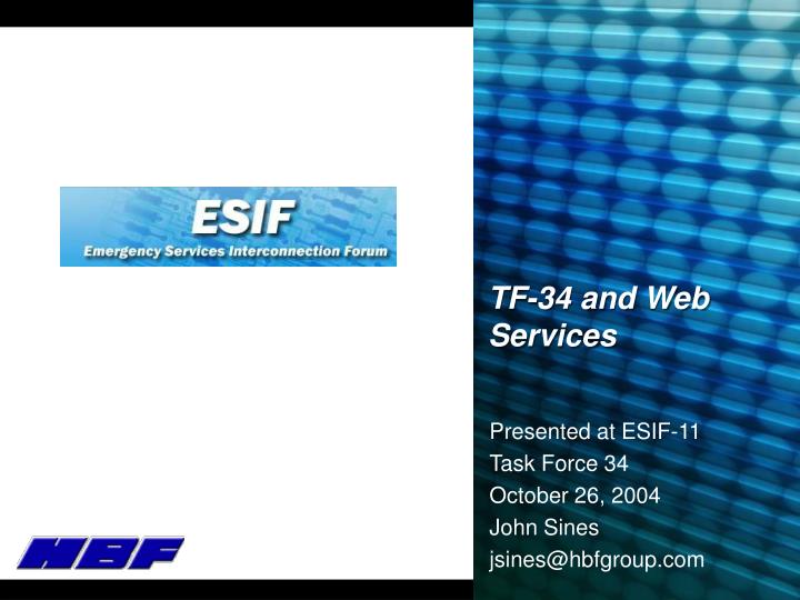 tf 34 and web services