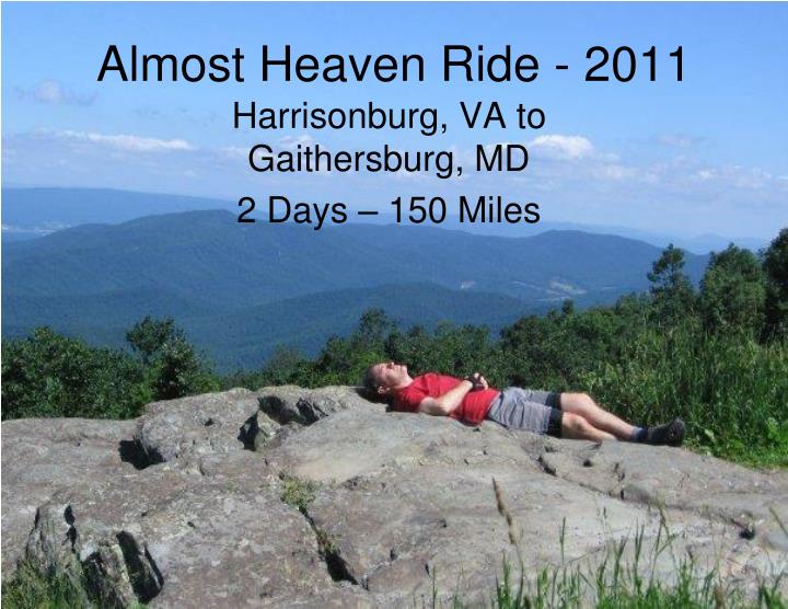 almost heaven ride 2011