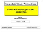 Transportation Border Working Group - slide 1