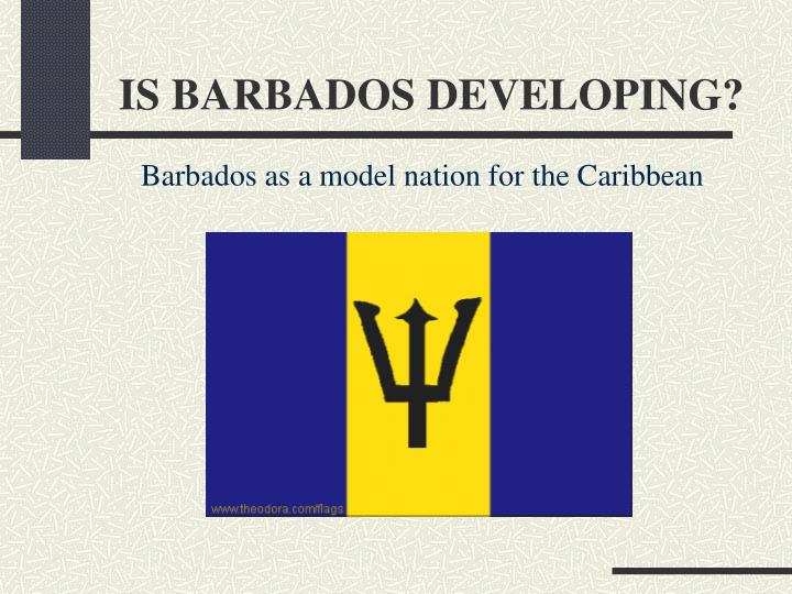 is barbados developing