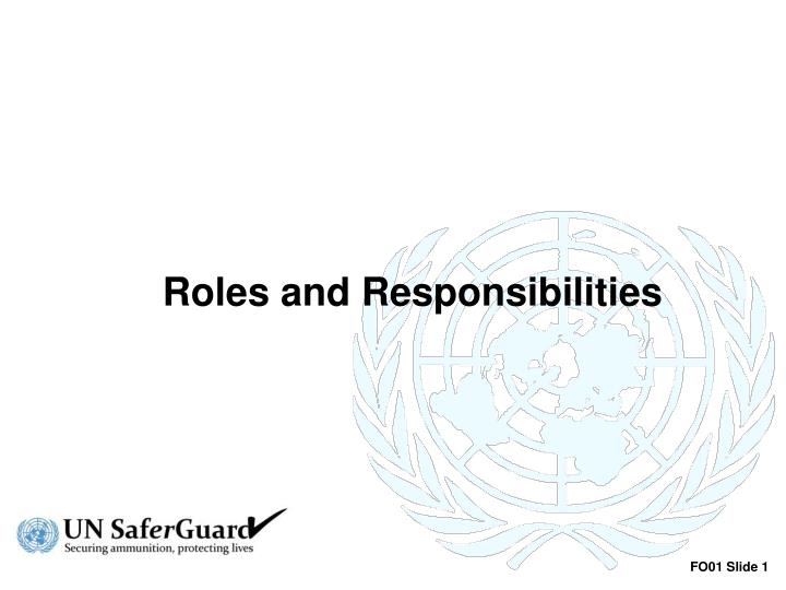 roles and responsibilities