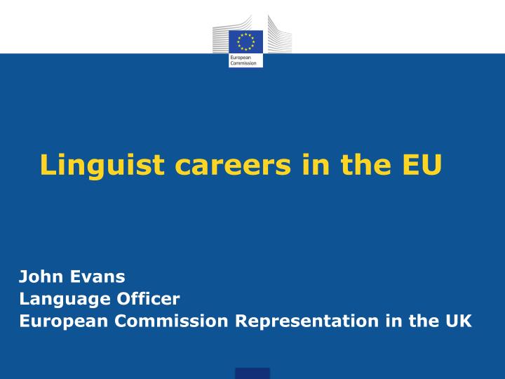 linguist careers in the eu