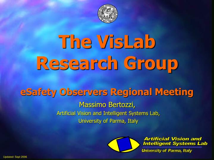 the vislab research group esafety observers regional meeting