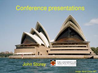 Conference presentations