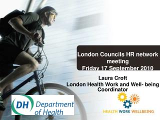 Laura Croft London Health Work and Well- being Coordinator