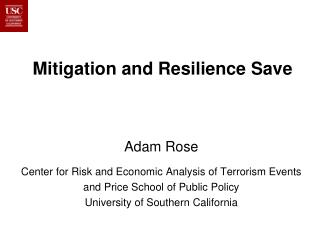 Mitigation and Resilience Save
