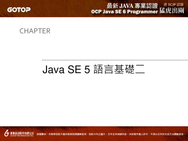 java se 5