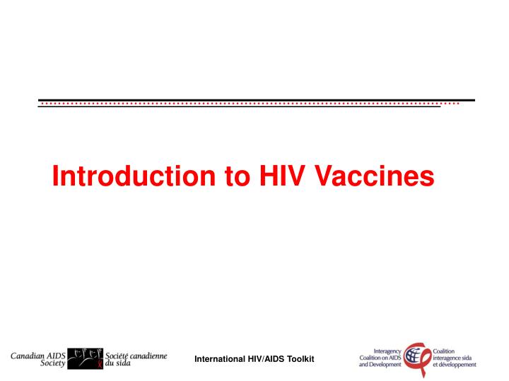 introduction to h iv vaccines