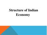 Structure of Indian Economy - slide 1