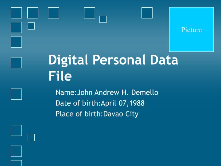 name john andrew h demello date of birth april 07 1988 place of birth davao city