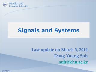 signals and systems