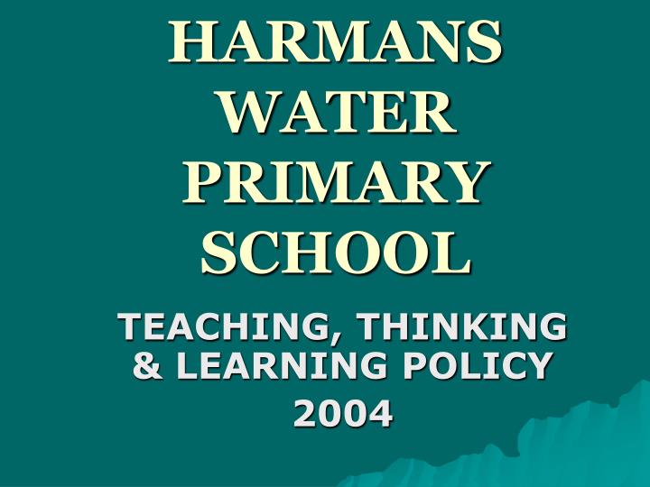 harmans water primary school