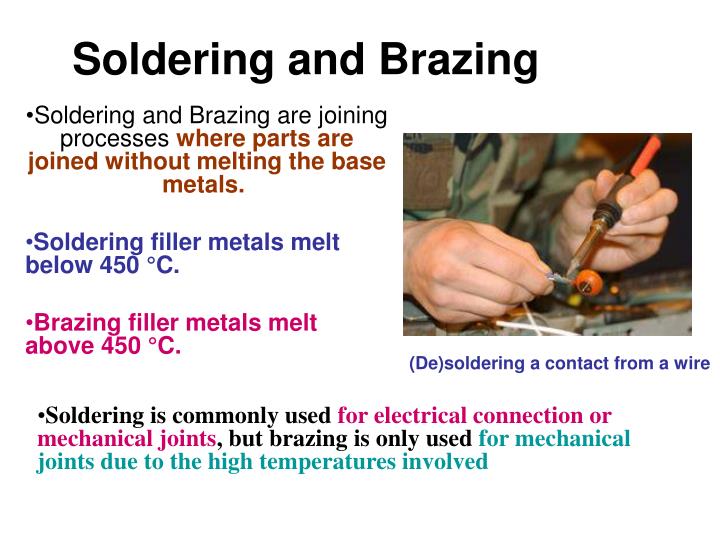 soldering and brazing