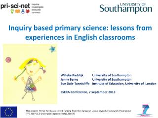 Inquiry based primary science: lessons from experiences in English classrooms