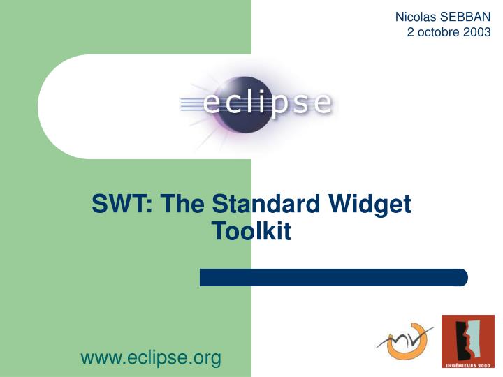 swt the standard widget toolkit