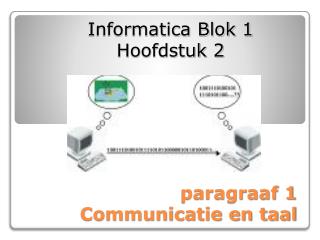 paragraaf 1 communicatie en taal