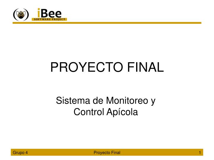 proyecto final