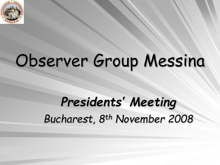 observer group messina