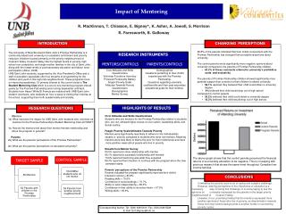 Impact of Mentoring