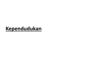 kependudukan