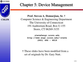 Chapter 5: Device Management